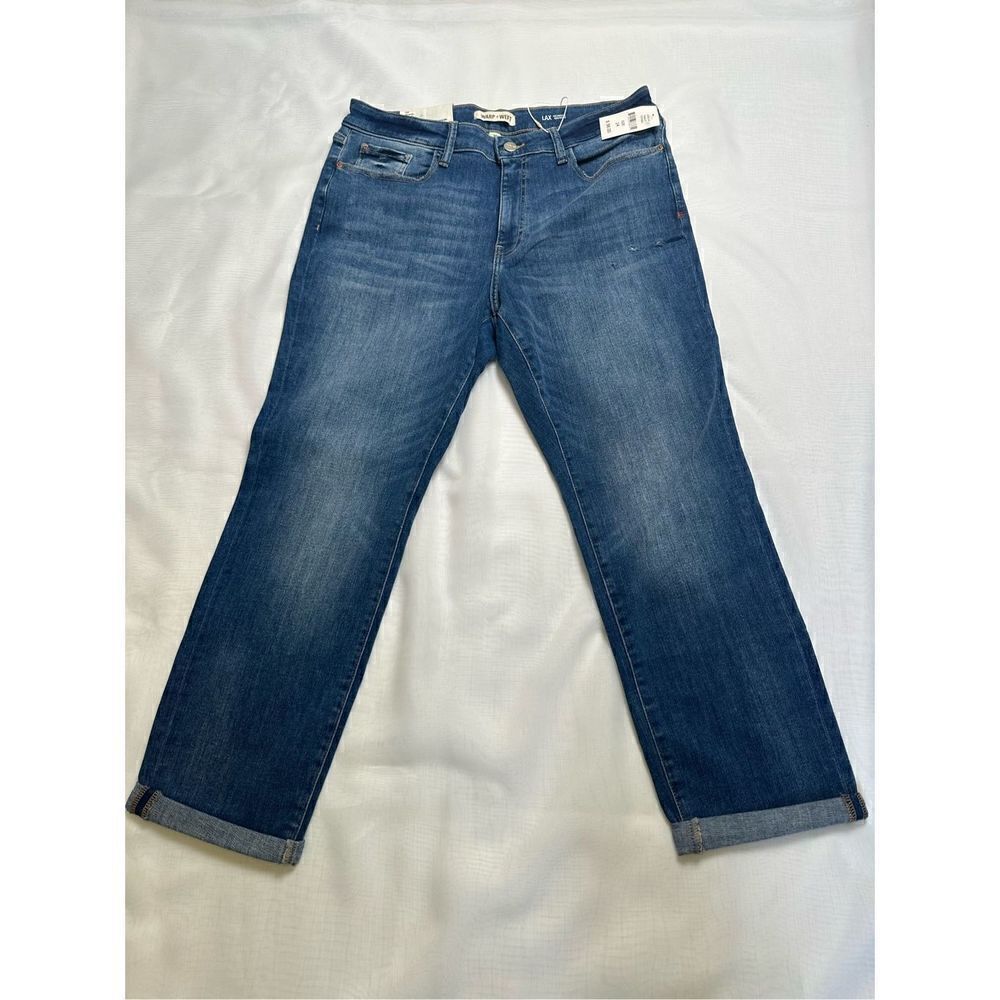 Warp+Weft Women’s LAX Girlfriend Tofino Jeans Plus Size 14